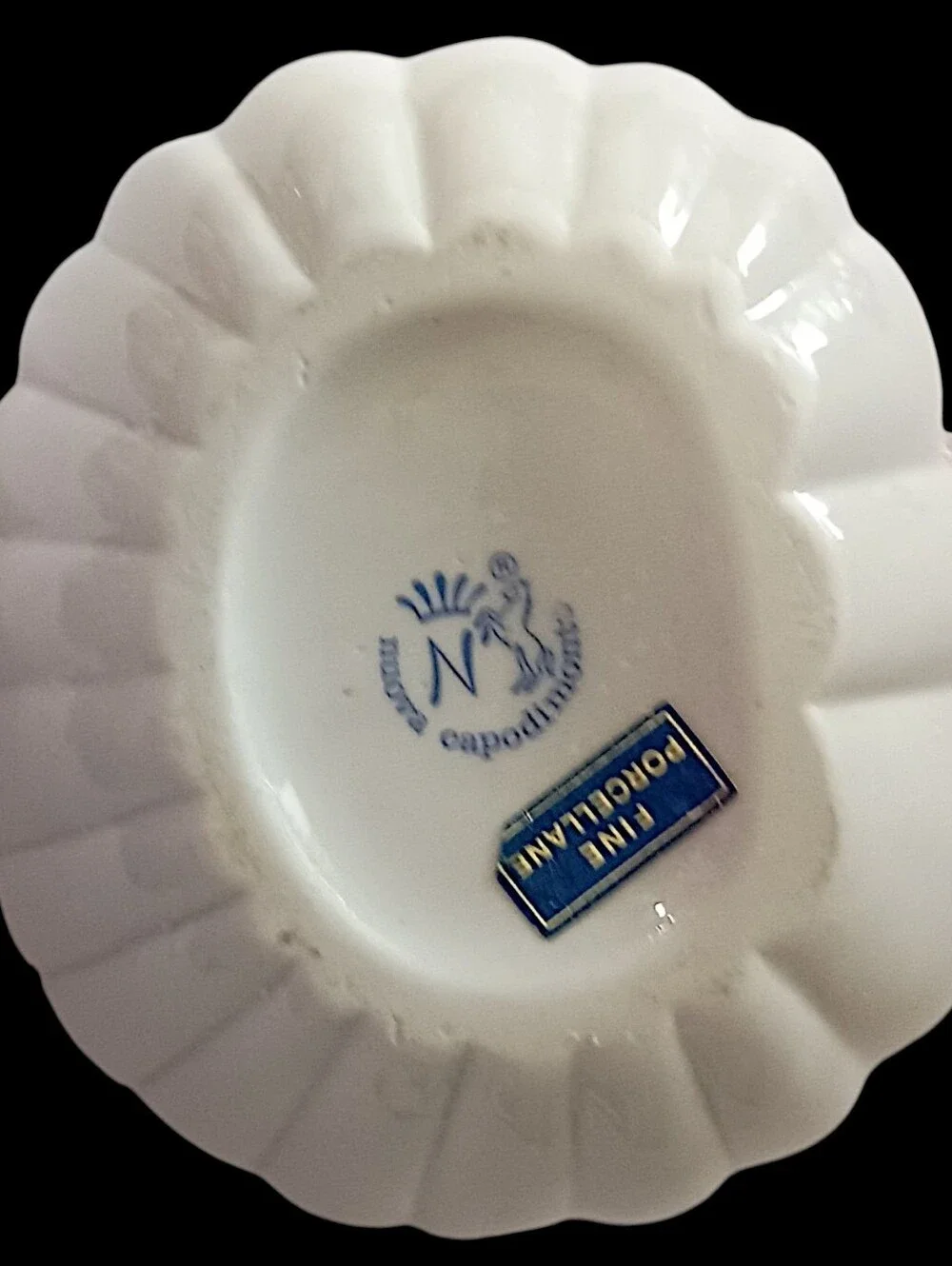 Applied Rose Seashell Candy Trinket Soap Dish Porcelain‎ Shabby Decor Victorian